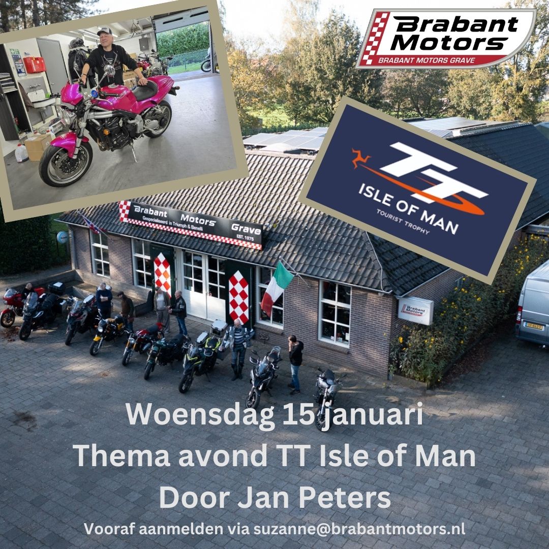 15 januari - Laat je meenemen naar de Isle of Man TT! 
