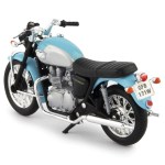 Triumph-Bonneville-T100-Diecast-Model-Motorcycle-2002-blue-118-Scale-Welly-2